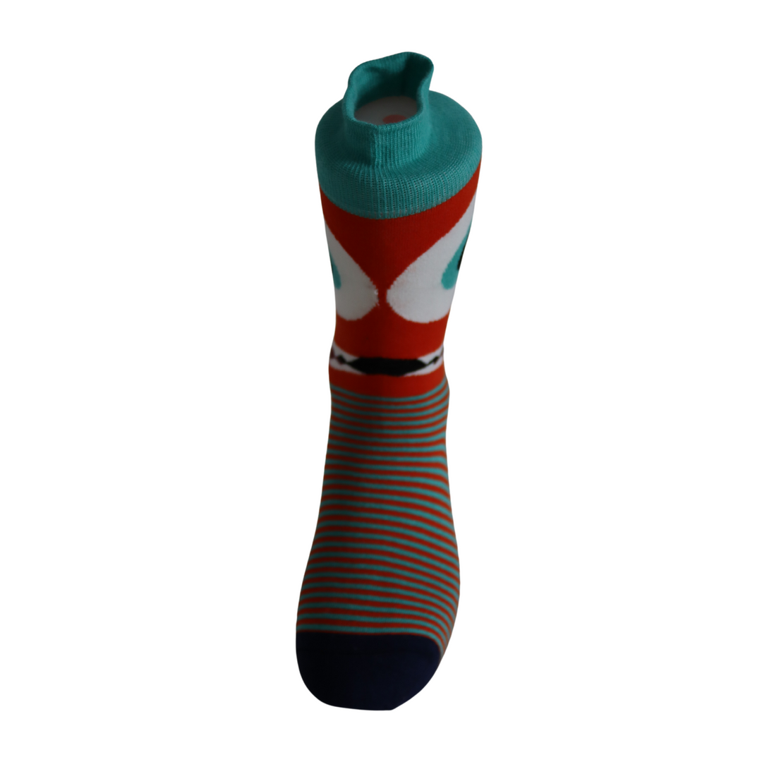 Louluu Men Monster Multi Colour Crew Socks