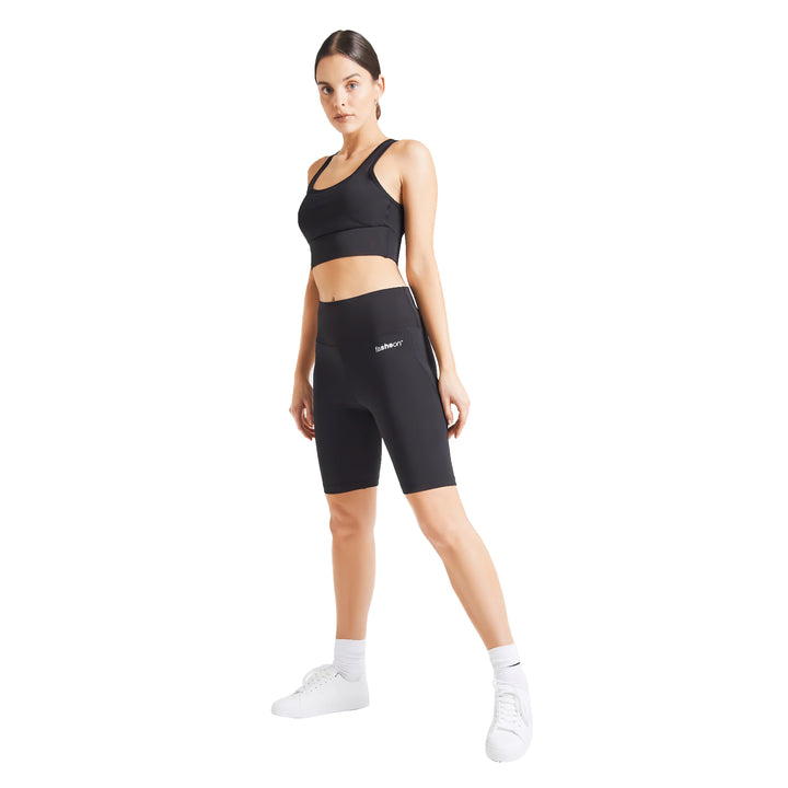 Fashion Tight Black Basic High Waisted Sports Shorts