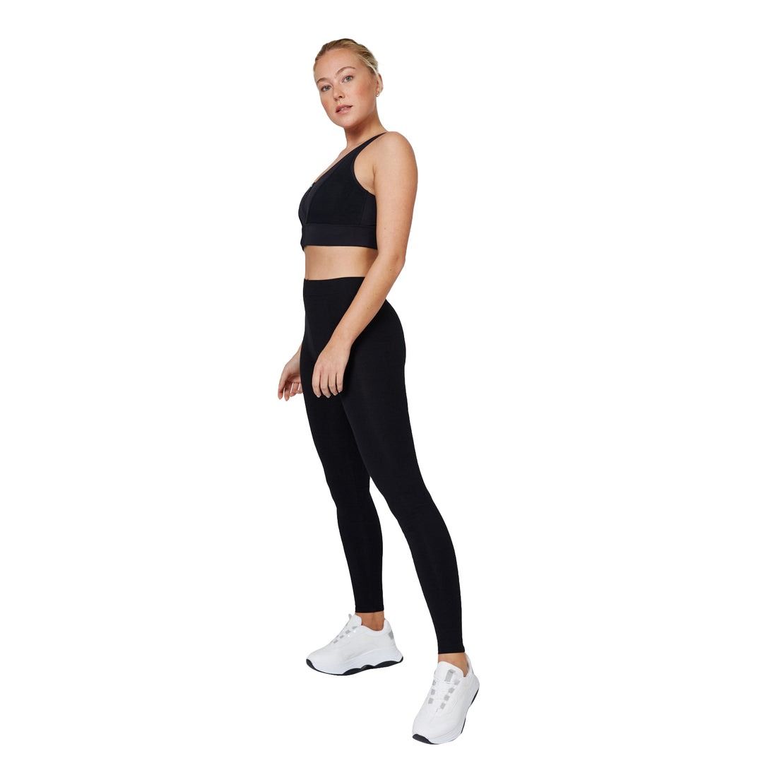 FashionTight Black Classic Full Length High Waisted Leggings