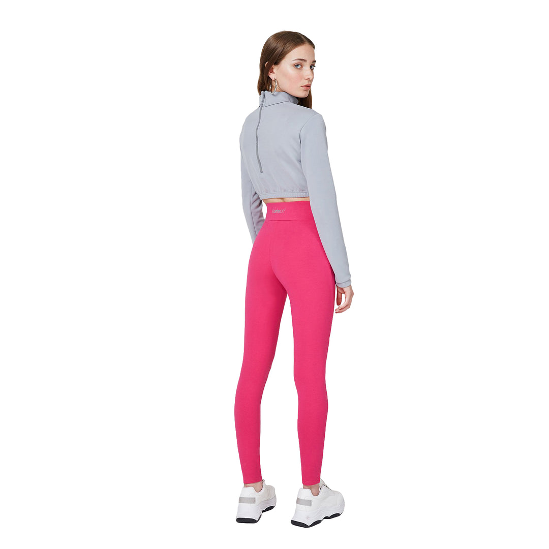 FashionTight Pink Classic High Waisted Leggings