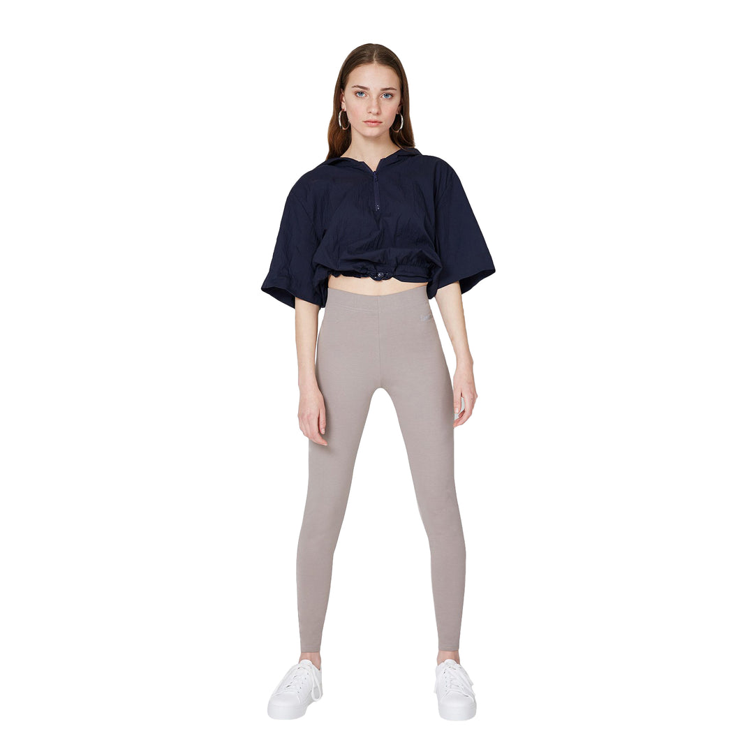 FashionTight Brown Basic High Waisted Leggings