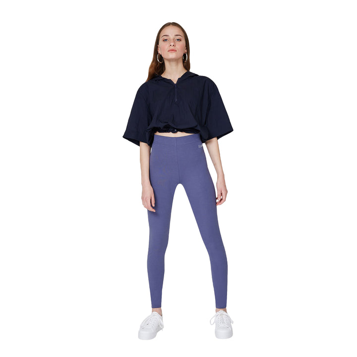 Fashiontight Purple Basic High Waisted Leggings
