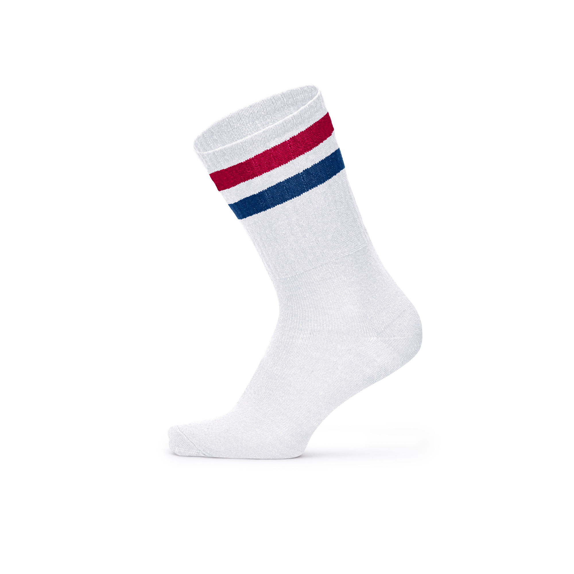2 Stripe White Colour Tennis Socks