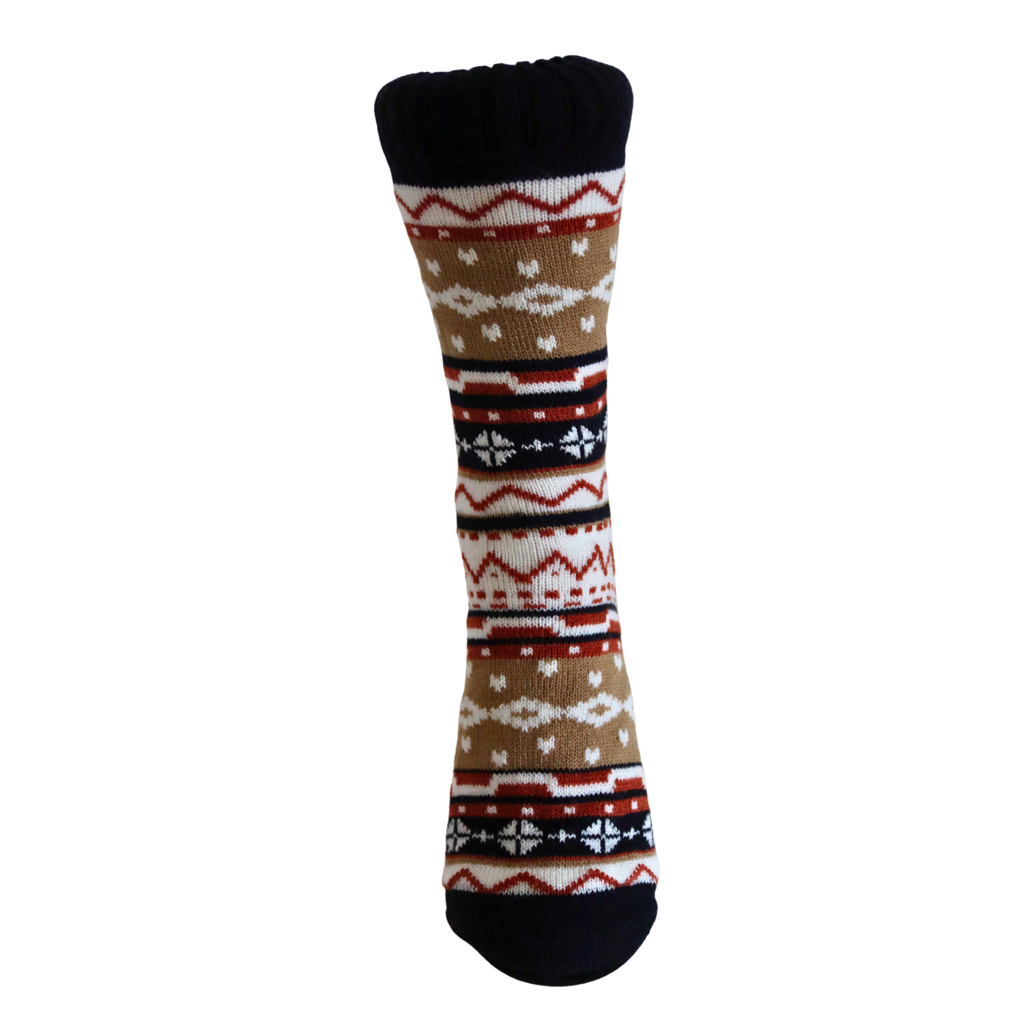 Louluu Women Black Colour Nordic Design Socks