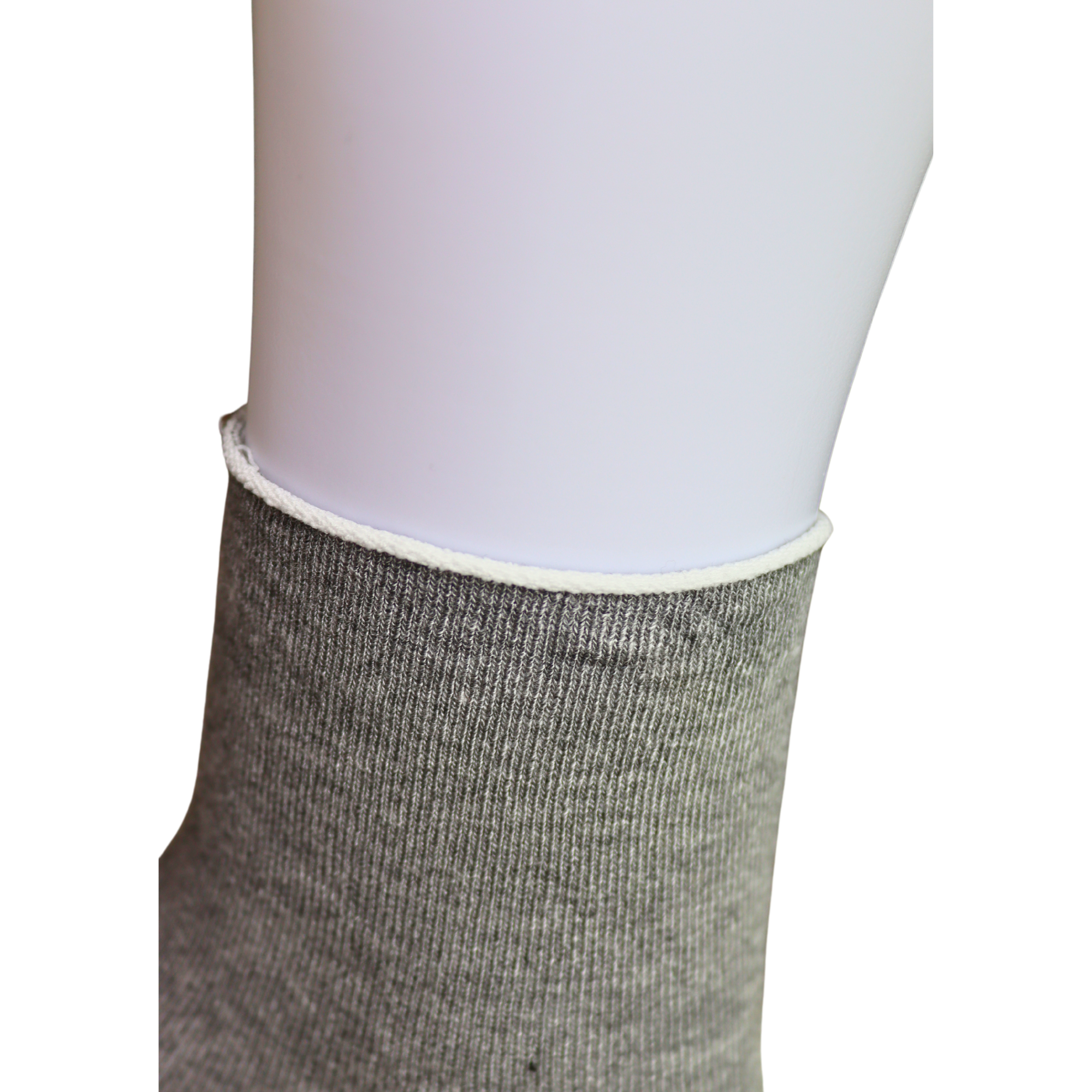 Louluu Women Grey Colour Bamboo Diabetic Ankle Socks