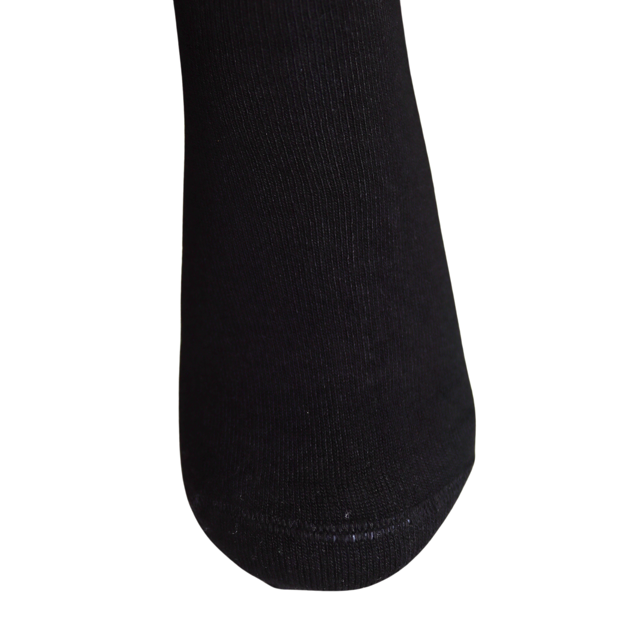 Louluu Women Black Colour Bamboo Diabetic Ankle Socks
