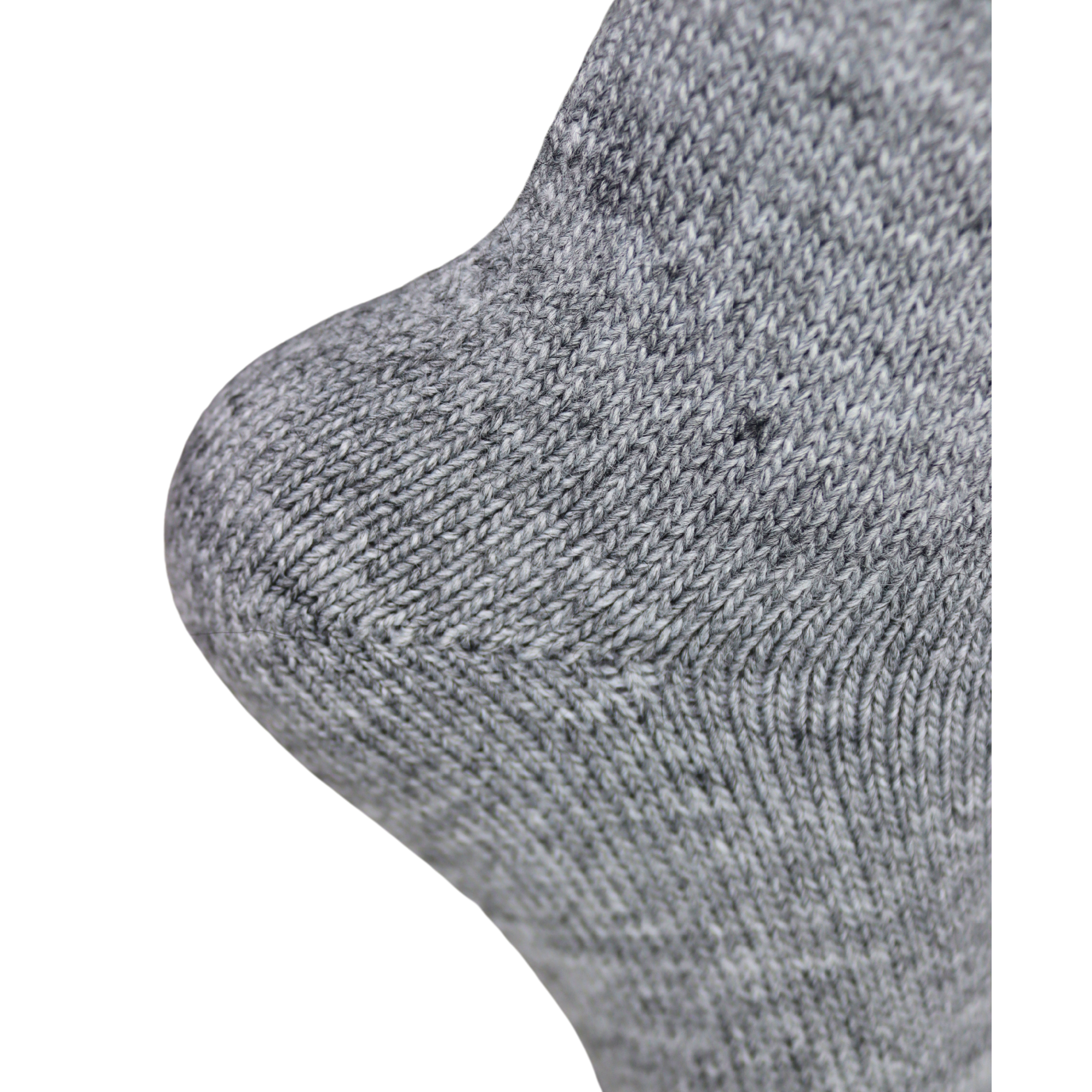 Louluu Women Grey Colour Lambswool Socks