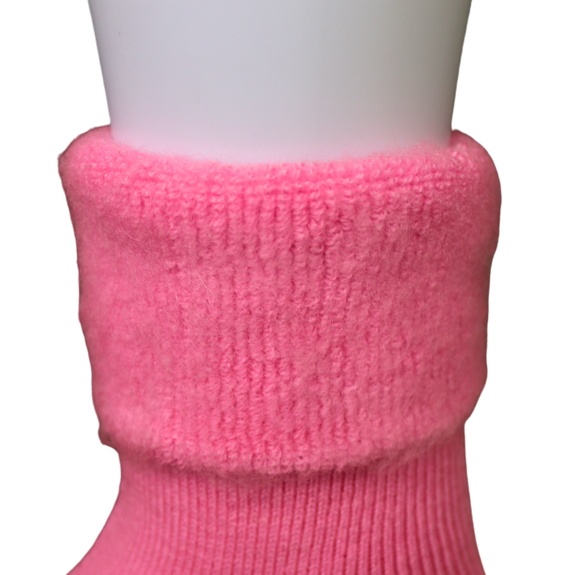 Louluu Women Thermal Snowflake Pink Colour Socks