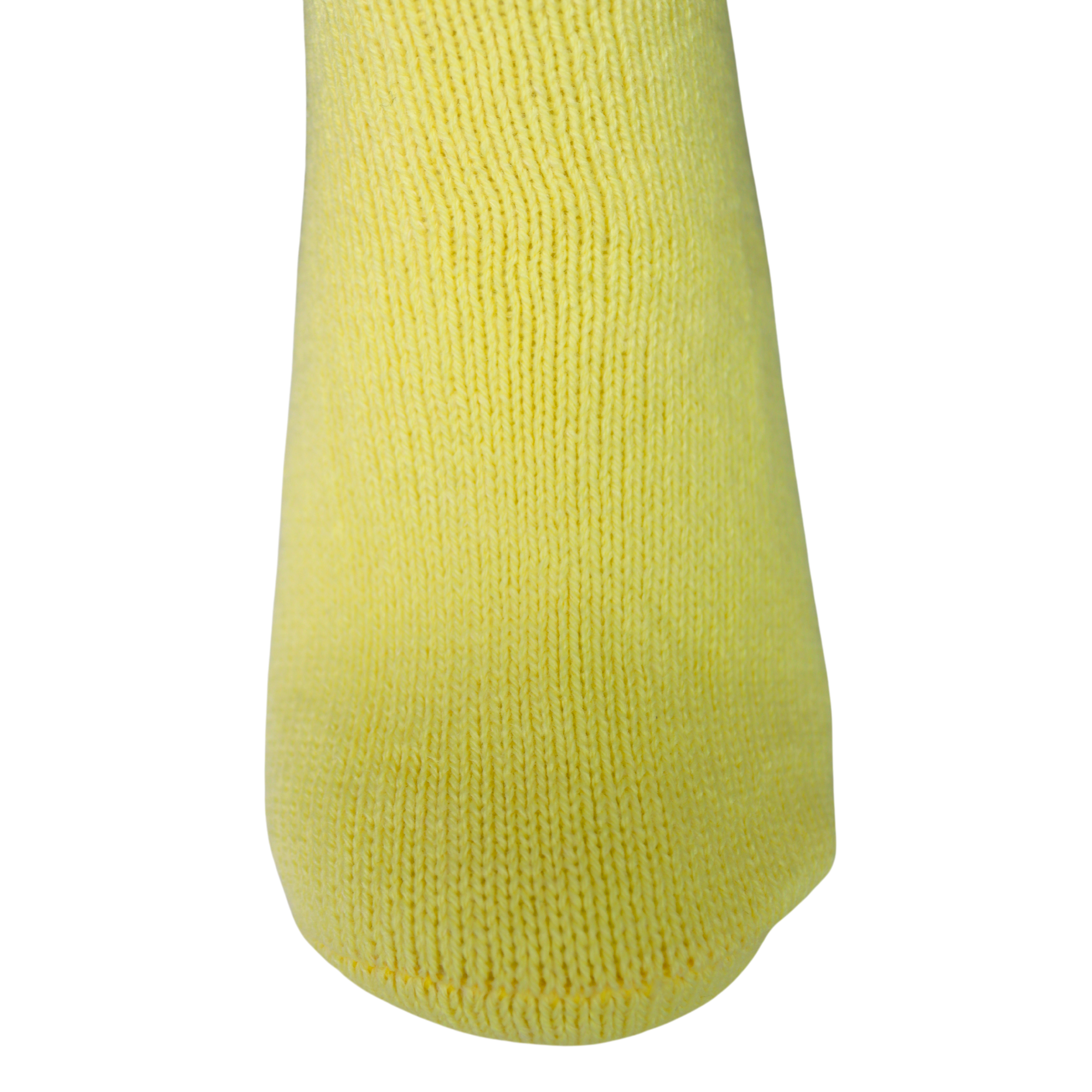 Louluu Wool Yellow Colour Turn Cuff Soft Ankle Socks