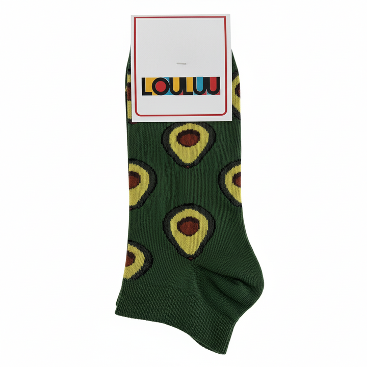 Louluu unisex cotton low cut socks close-up of toe and heel detail — soft &amp; durable fabric