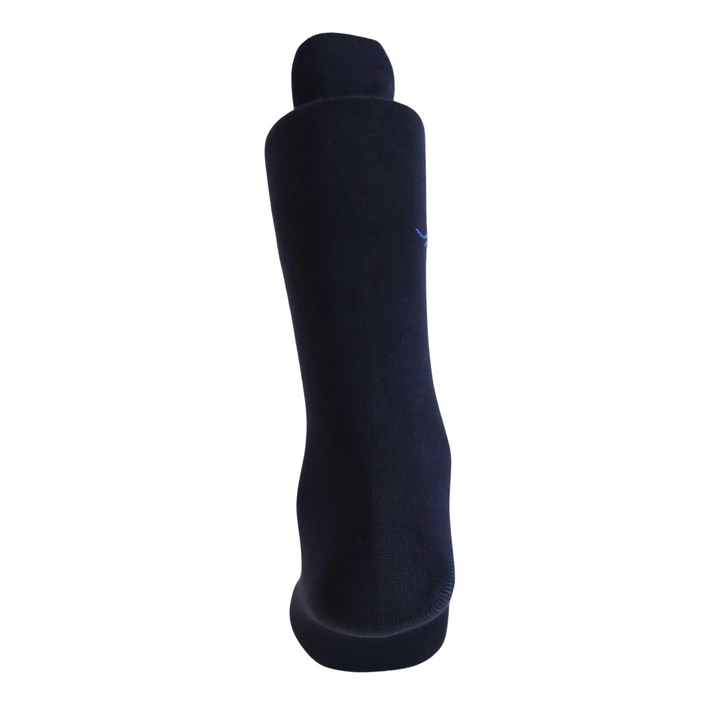 Louluu Men Plain Dark Blue Colour Bamboo Socks