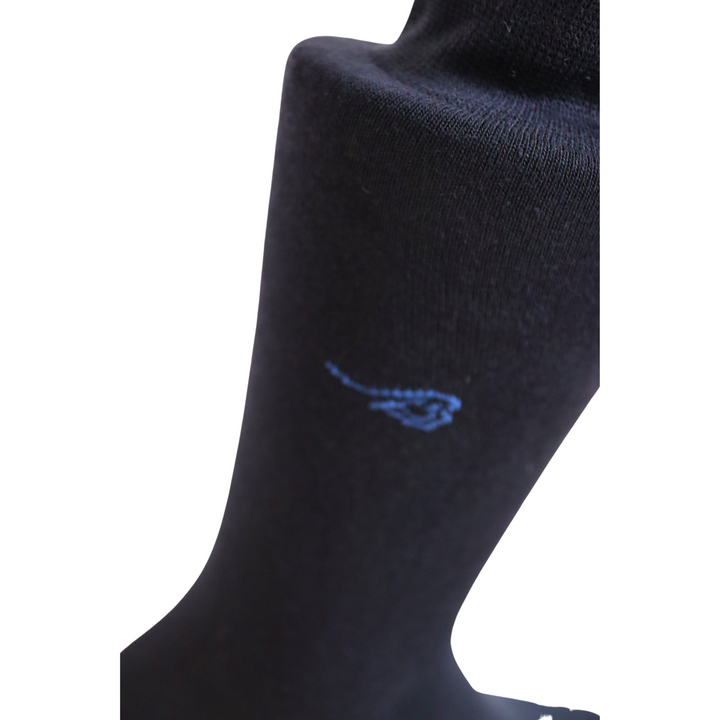 Louluu Men Plain Dark Blue Colour Bamboo Socks