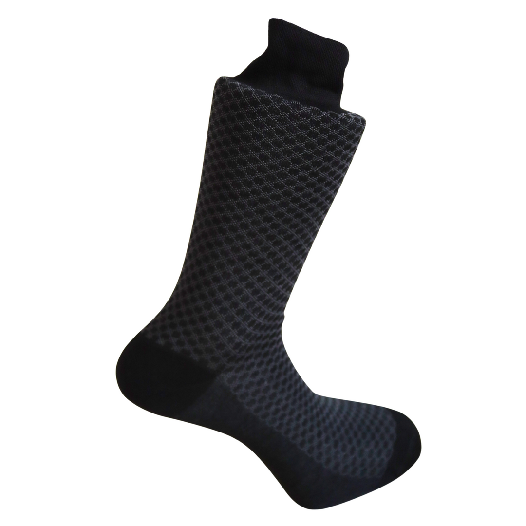 Louluu Men Roan Black Colour Bamboo Socks