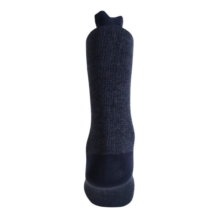 Louluu Men Wave Dark Blue Colour Bamboo Socks