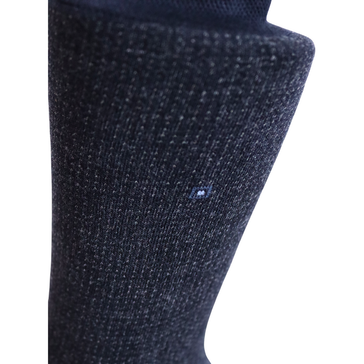 Louluu Men Wave Dark Blue Colour Bamboo Socks