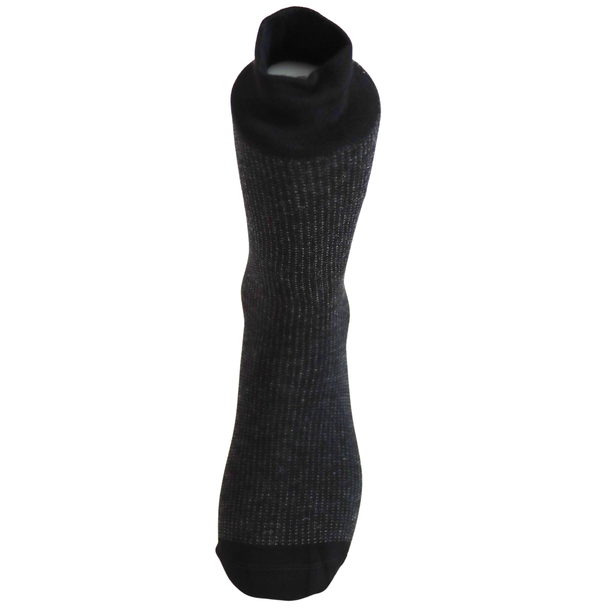 Louluu Men Wave Black Colour Bamboo Socks