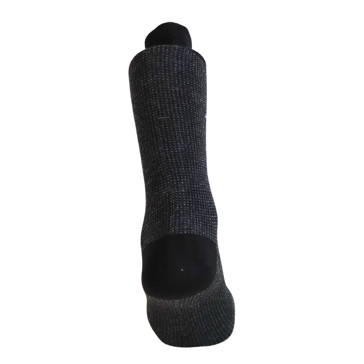 Louluu Men Wave Black Colour Bamboo Socks