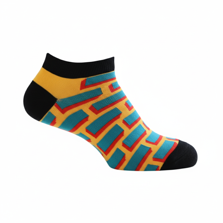 Louluu unisex cotton low cut socks — seamless — front view | Louluu
