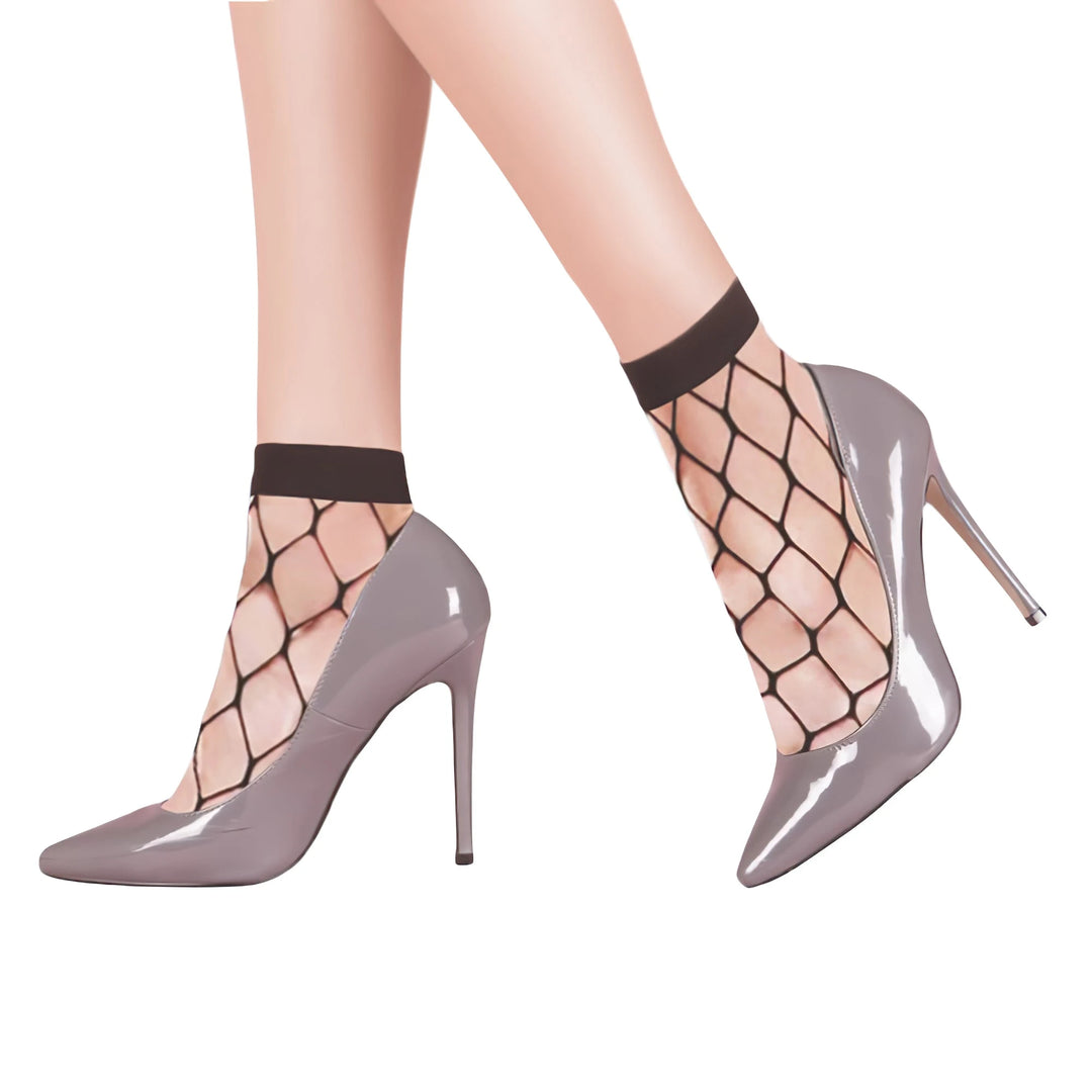 Daymod Big-Fishnet Ankle Socks | Fashiontight UK