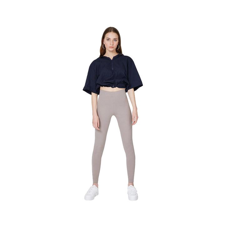Fashiontight Brown Basic High Waisted Leggings | Fashiontight UK
