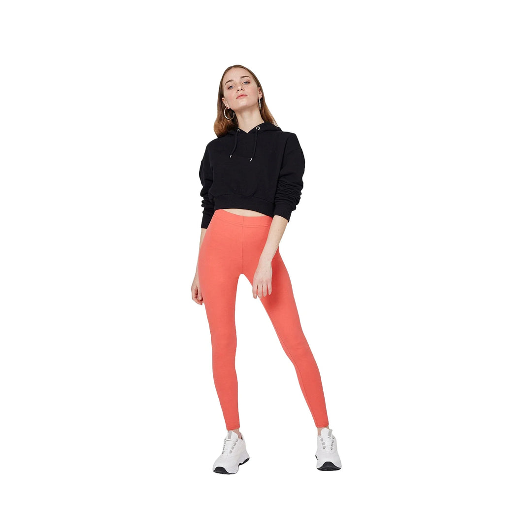 Fashiontight Orange Classic High Waisted Leggings
