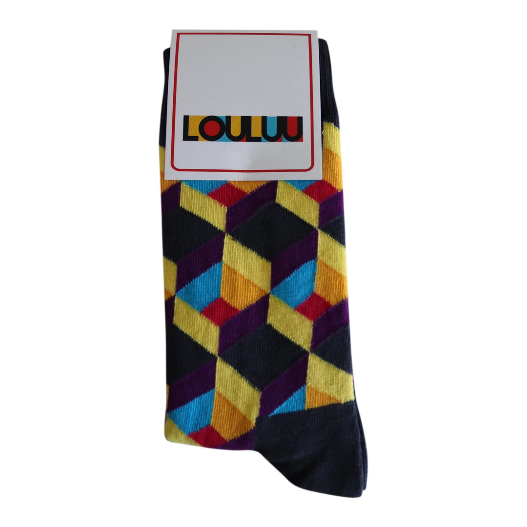 Louluu Brick Crew Socks | Fashiontight UK