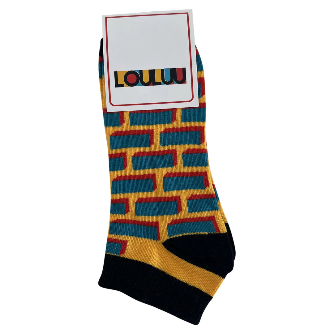 Louluu Brick Low Cut Socks | Fashiontight UK