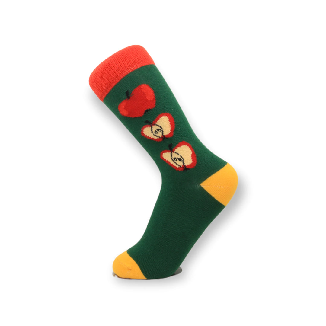 Louluu Colourful Apple Funny Socks | Fashiontight UK