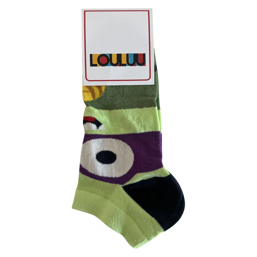 Louluu Eyes Low Cut Socks | Fashiontight UK