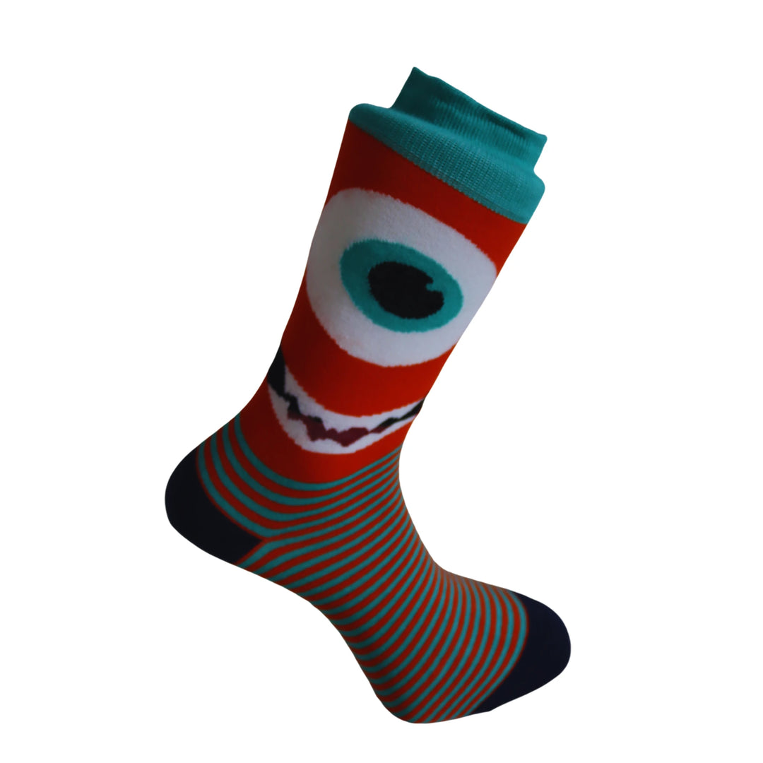 Louluu Men Monster Multi Colour Crew Socks | Fashiontight UK
