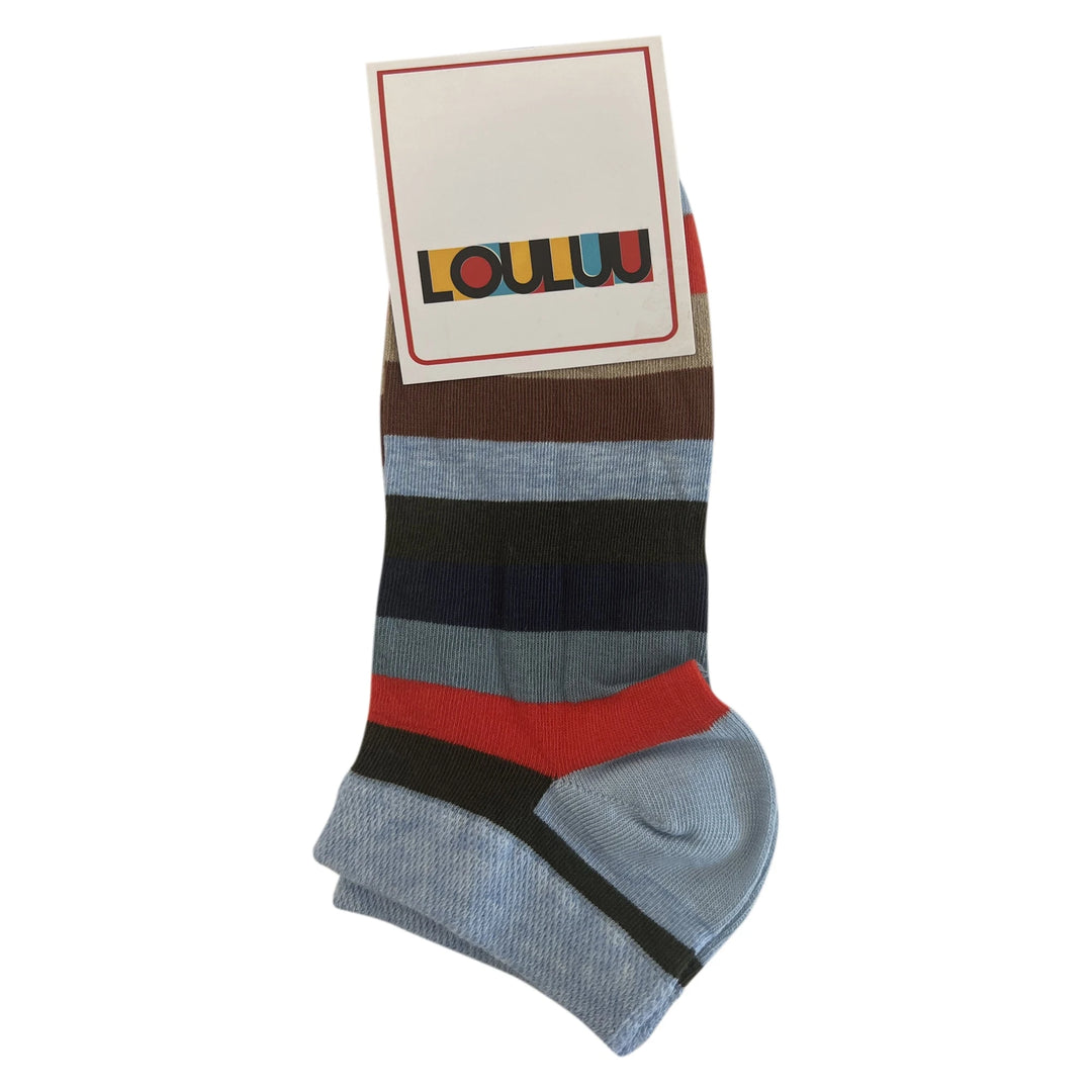 Louluu Stripped Low Cut Socks | Fashiontight UK