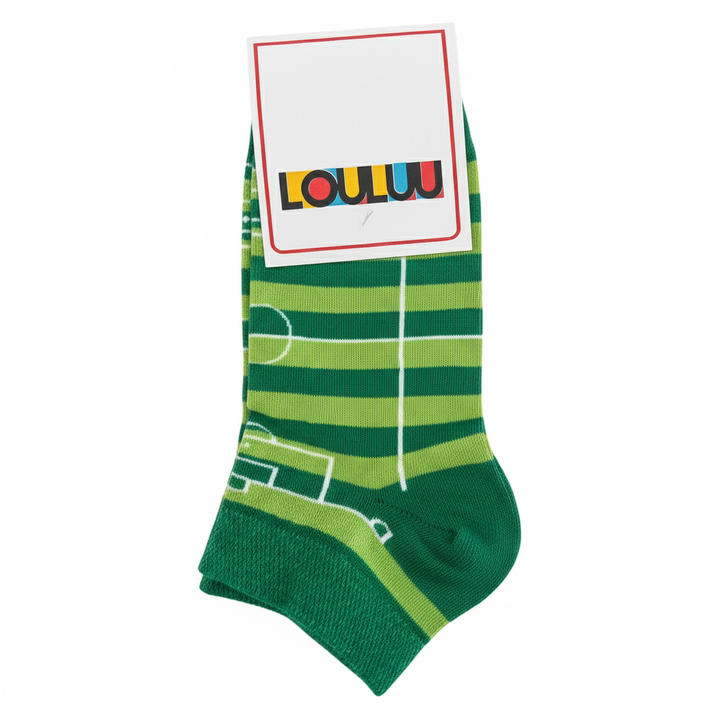 Louluu unisex cotton low cut socks — folded flat lay