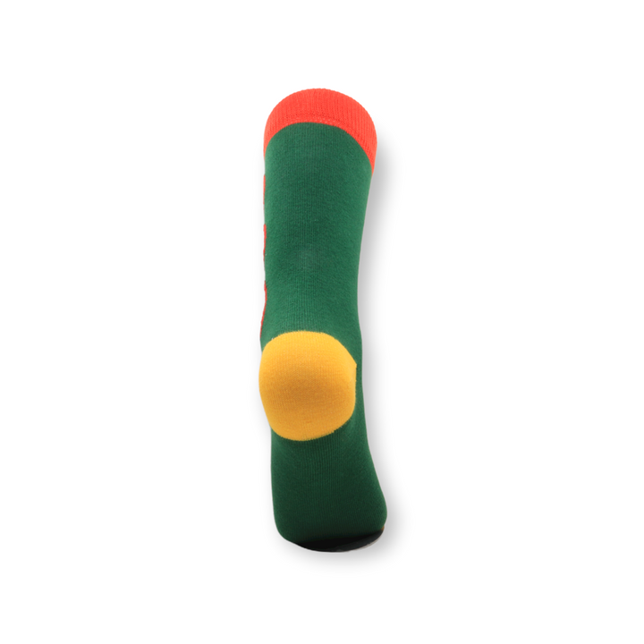 Louluu unisex combed cotton socks — folded flat lay