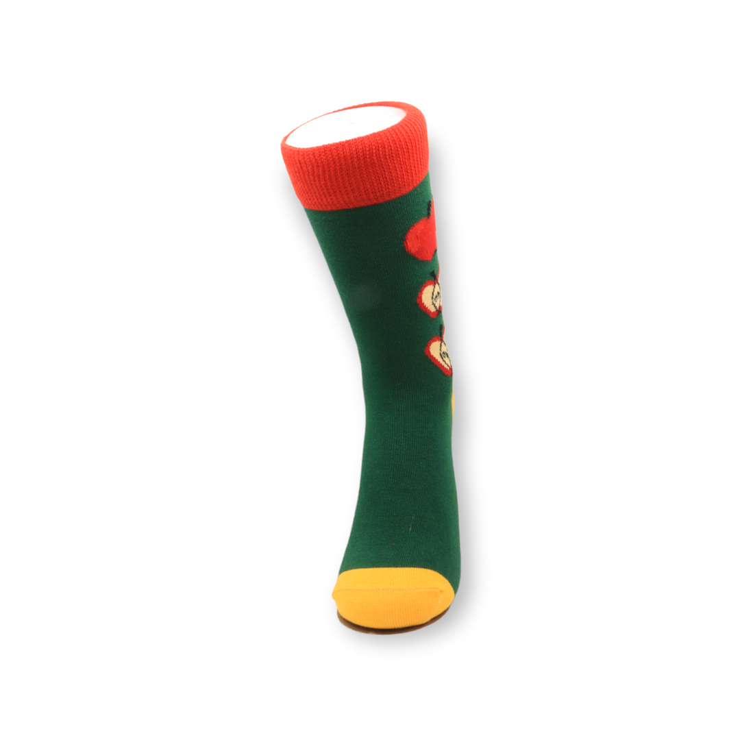 Louluu unisex combed cotton socks close-up of toe and heel detail — soft &amp; durable fabric