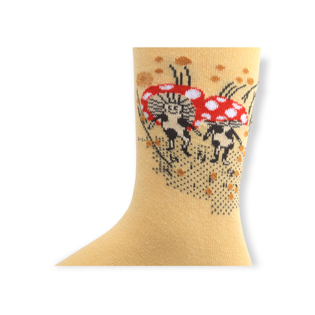 Louluu Colourful Mushroom Funny Socks