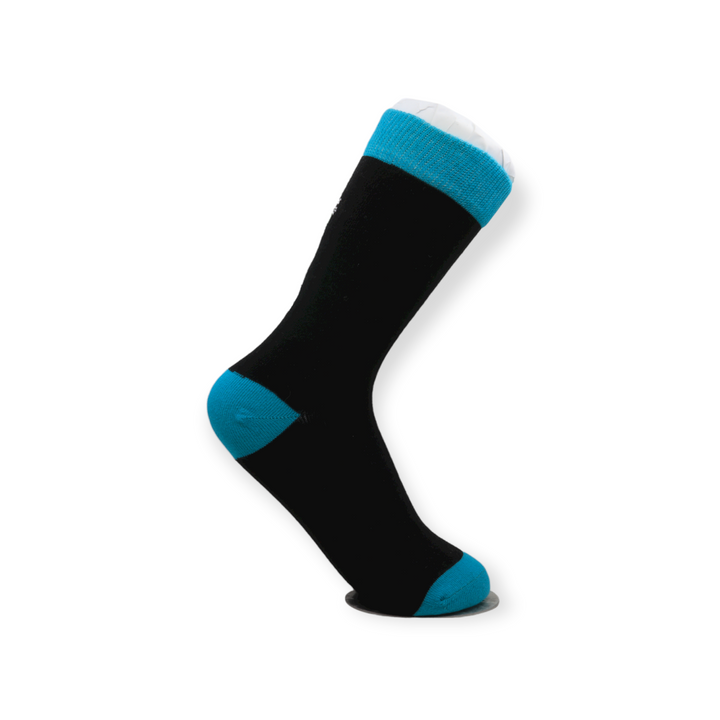 Louluu unisex combed cotton socks — folded flat lay