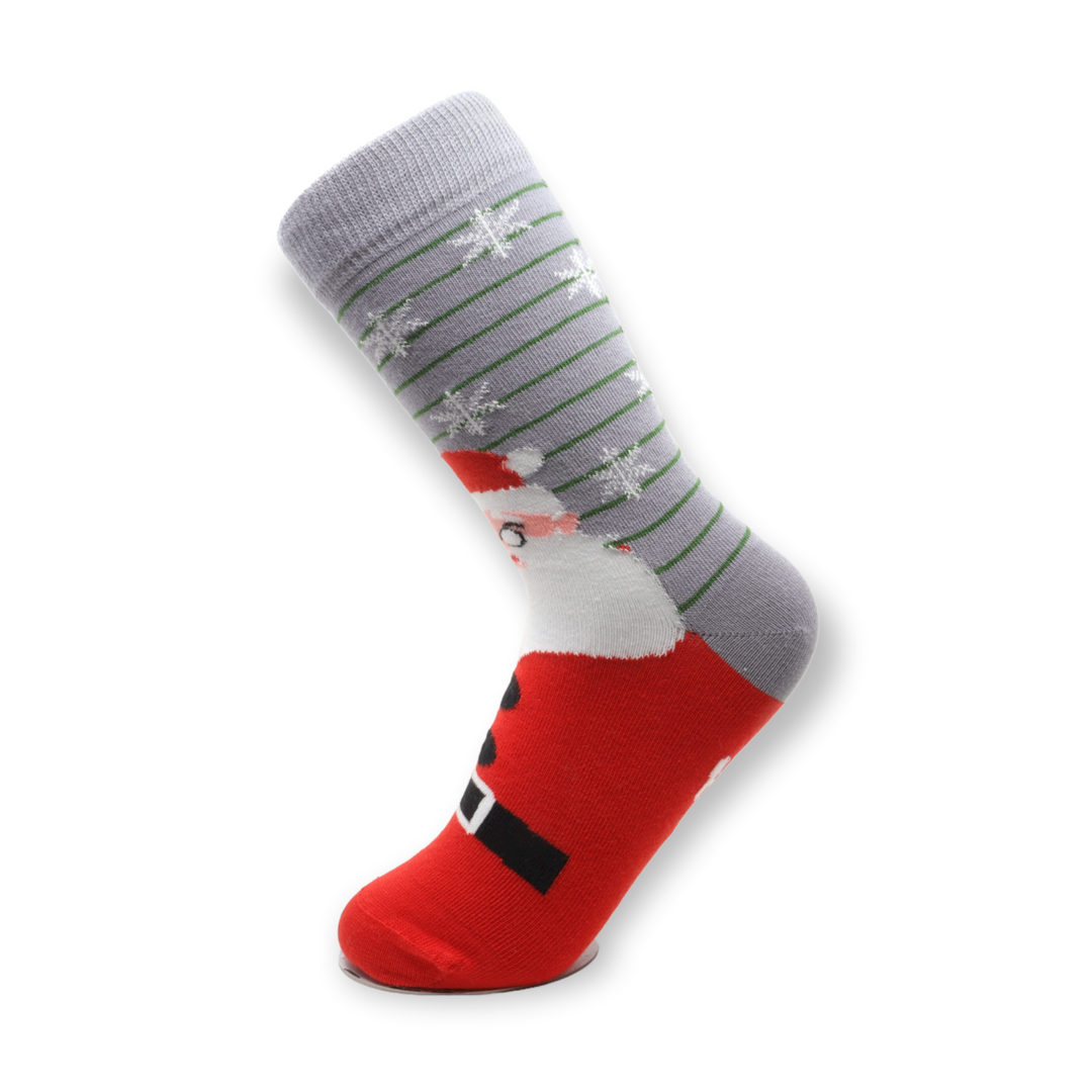 Louluu unisex combed cotton socks — folded flat lay