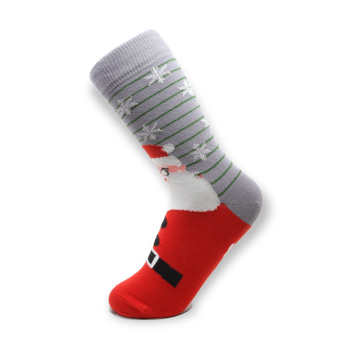 Louluu unisex combed cotton socks — folded flat lay