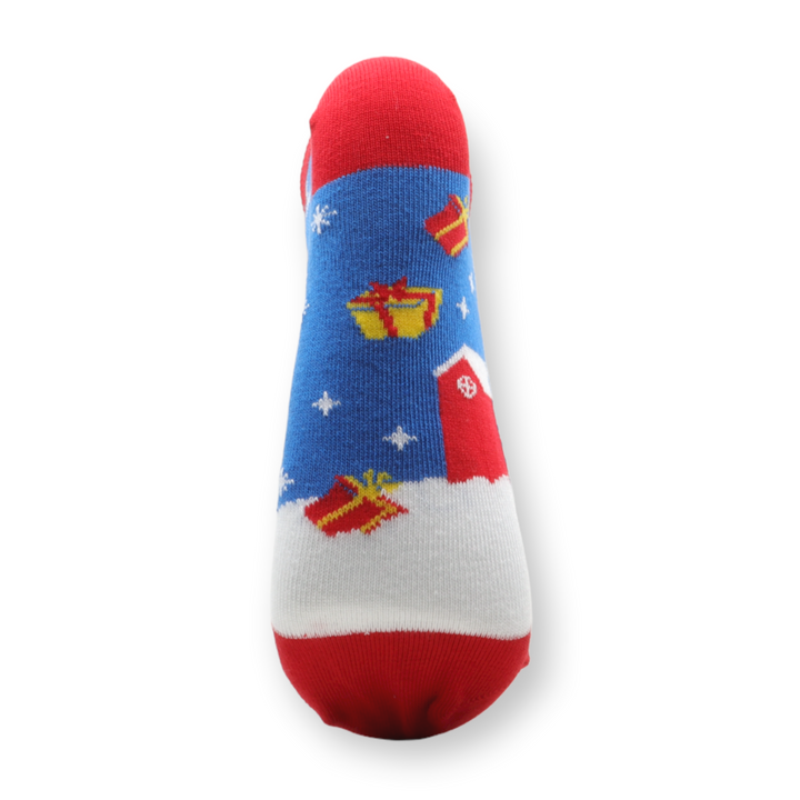 Louluu unisex combed cotton socks — folded flat lay