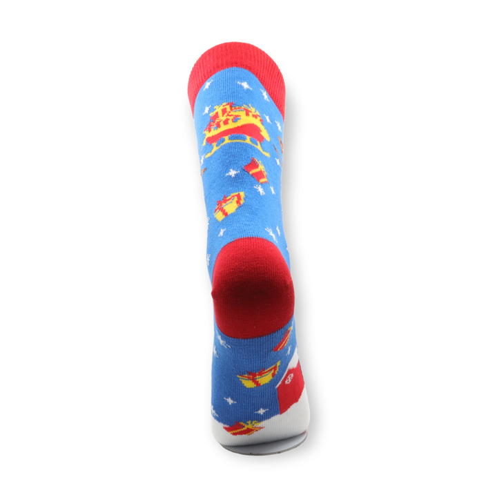 Louluu unisex combed cotton socks — lifestyle on feet
