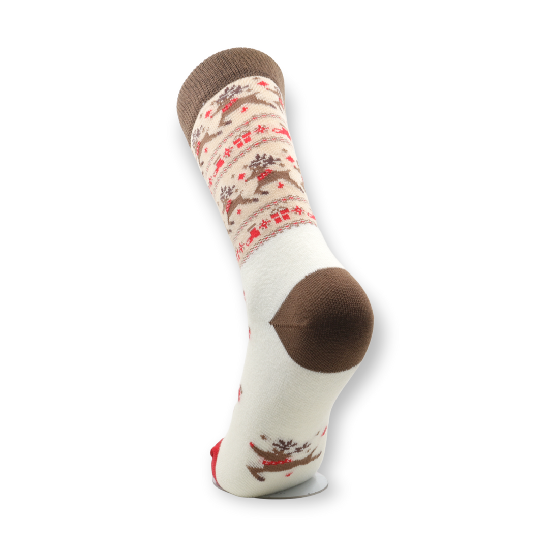Louluu unisex combed cotton socks — lifestyle on feet