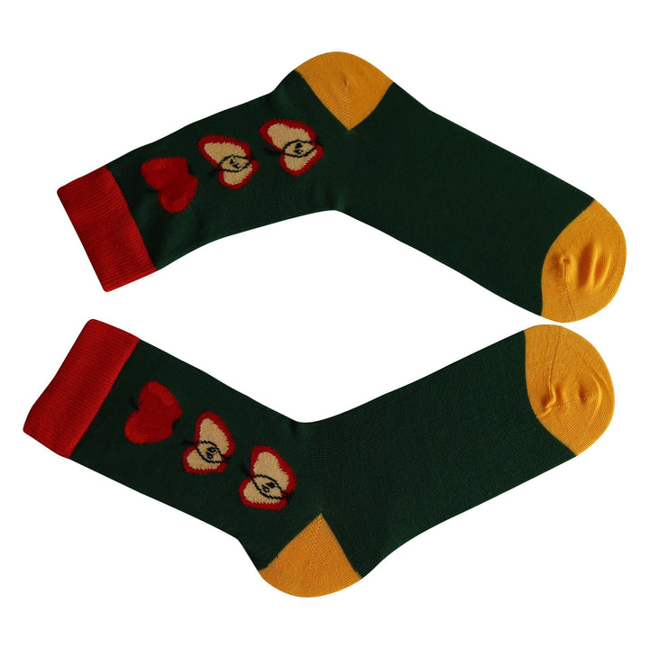 Louluu unisex combed cotton socks — lifestyle on feet