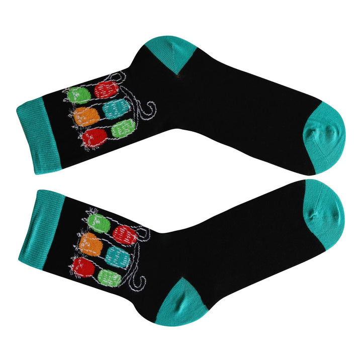Louluu unisex combed cotton socks — packaging and product display