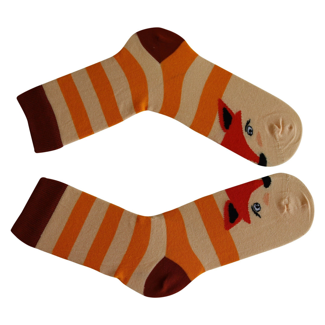Louluu unisex combed cotton socks — lifestyle on feet