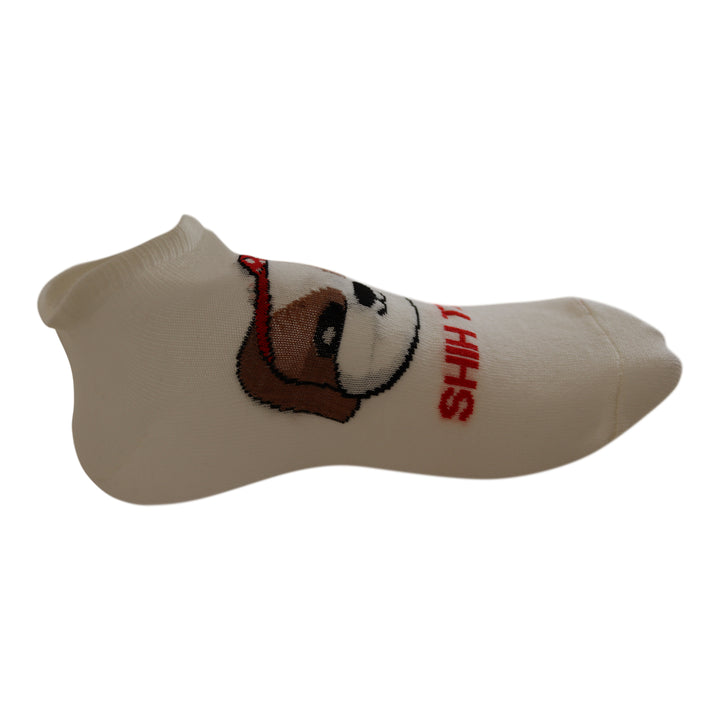Louluu Women Cute Shih Tzu  Lovely Casual Dog Socks Low Cut