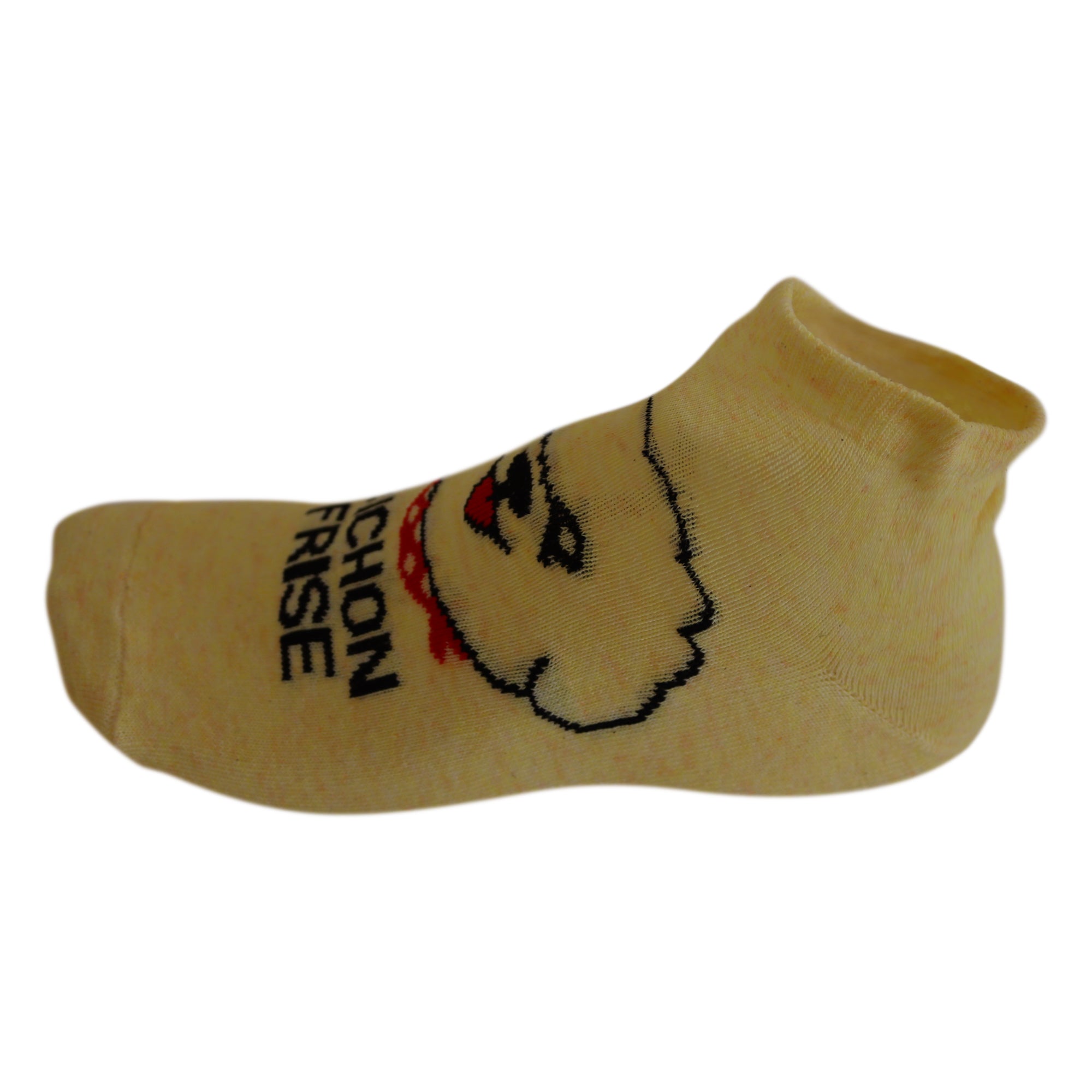 Louluu Women Cute Bichon Frise Lovely Casual Dog Socks Low Cut