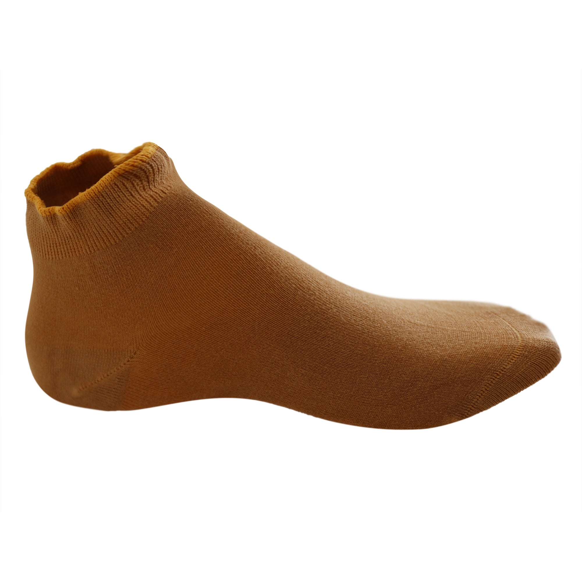 Louluu Women Beige Modal Low Cut Socks