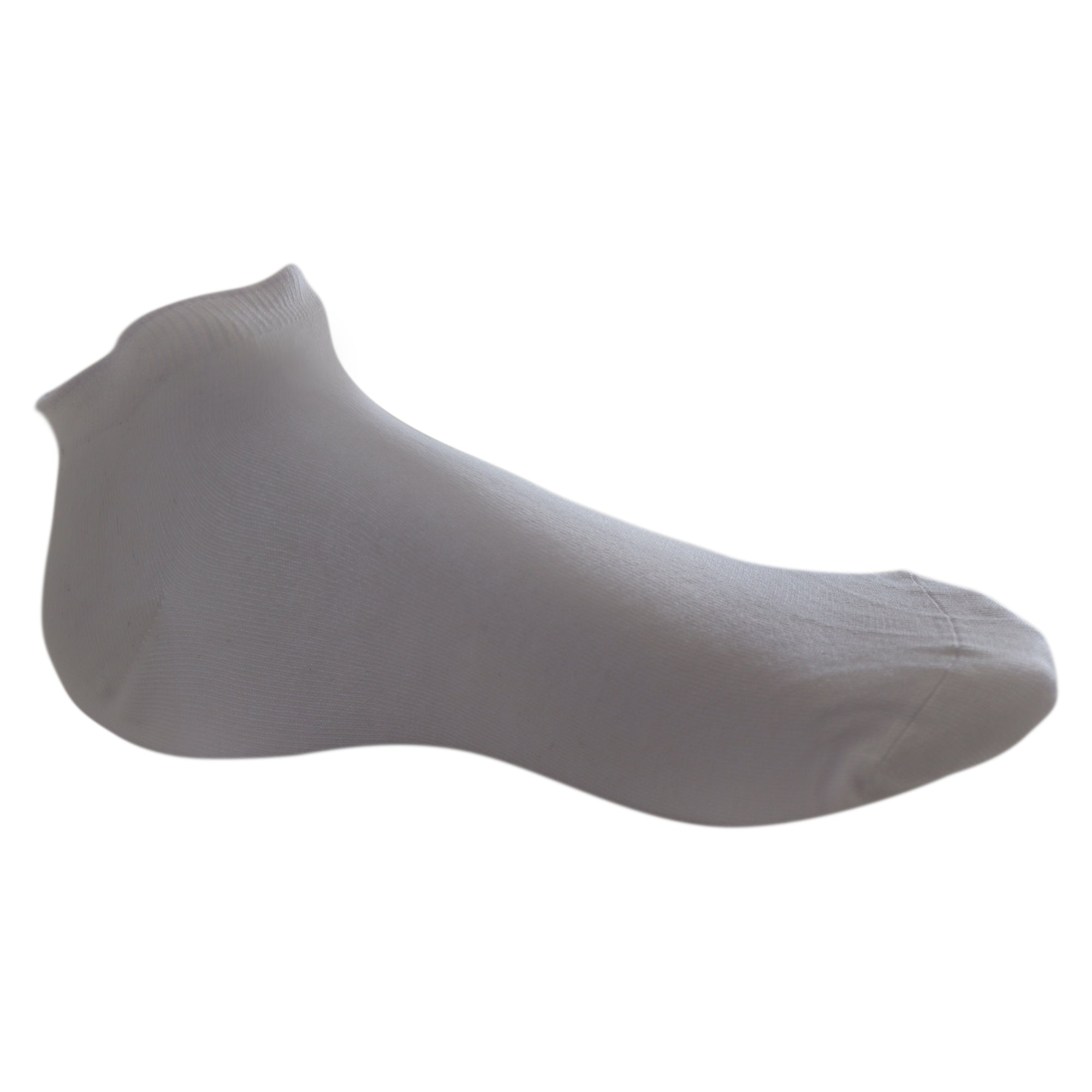 Louluu Men White Modal Low Cut Socks