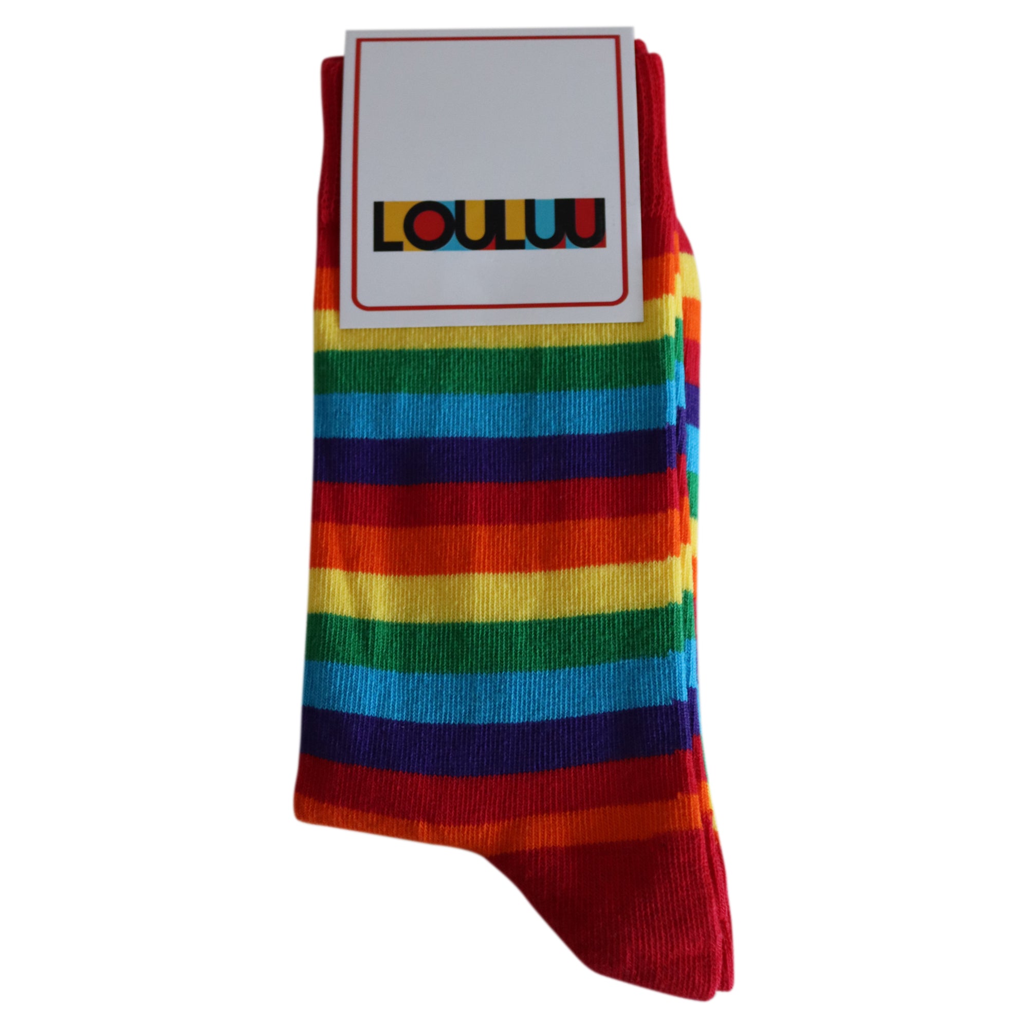 Louluu Rainbow Crew Socks