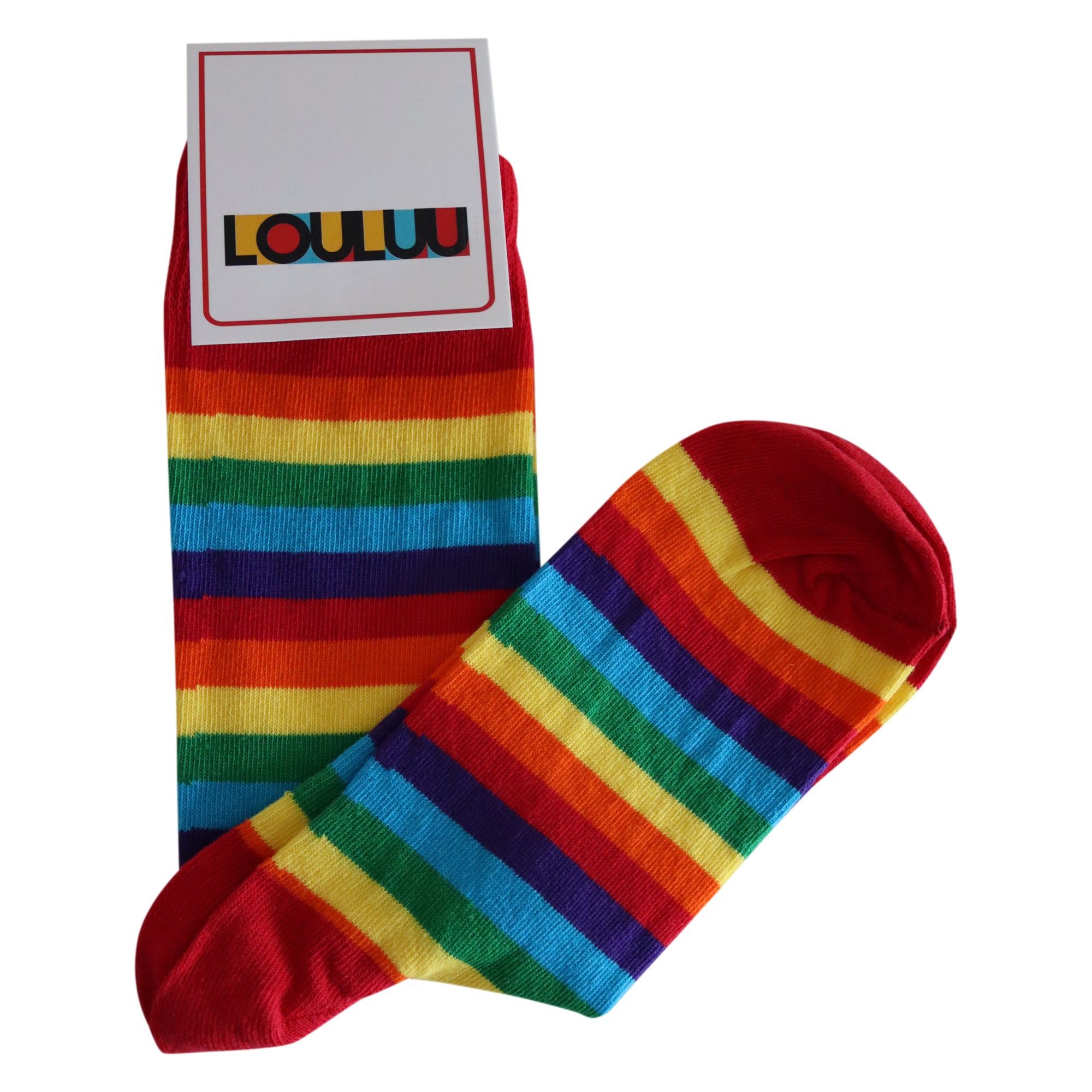 Louluu Rainbow Crew Socks